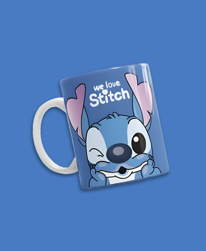 Stitch and Angela mugs